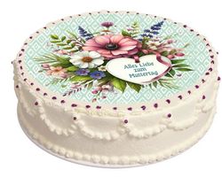 Tortenaufleger, Topper, Deko, Blumen