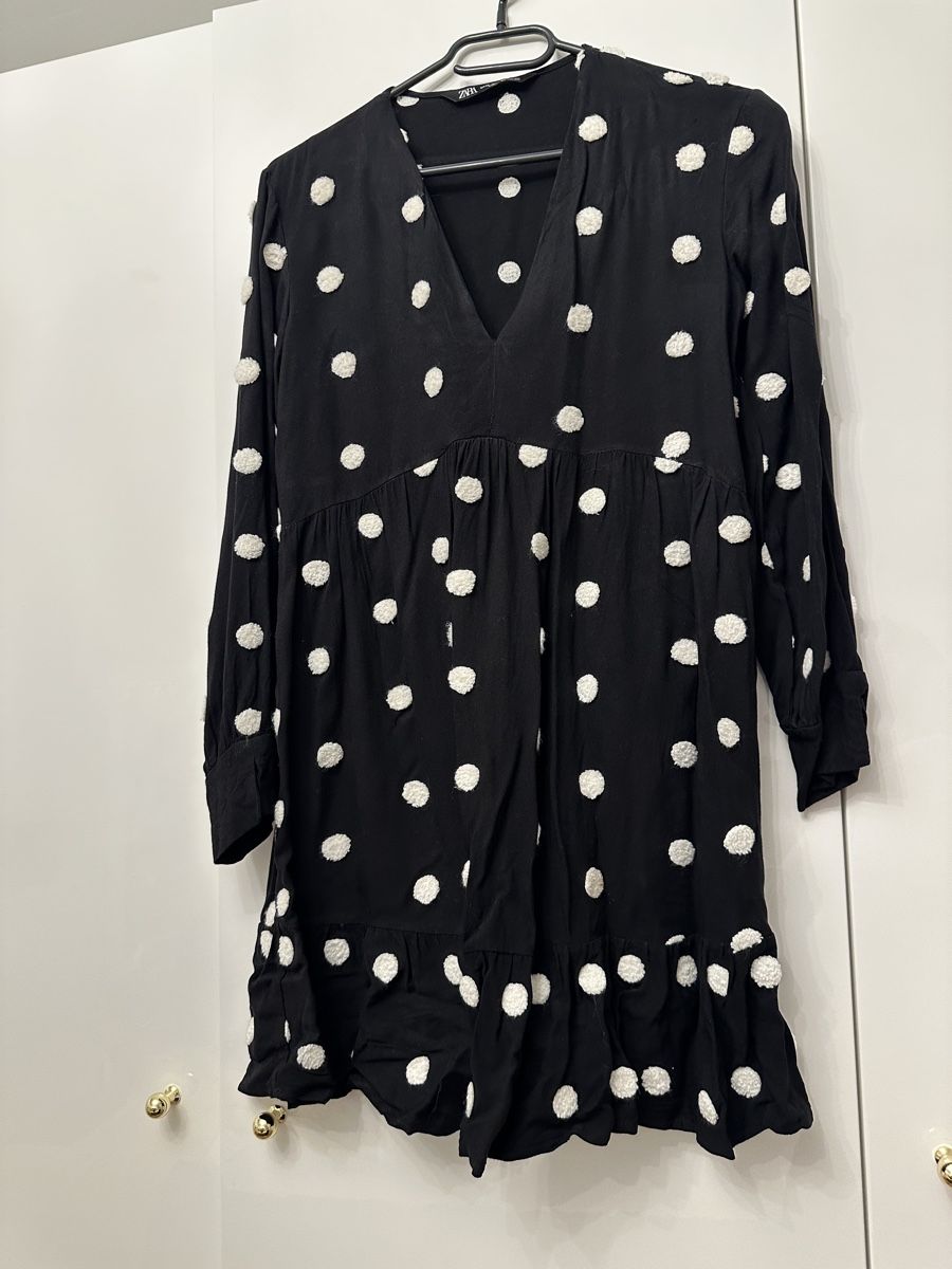 Zara Vestiti: Zara Punktekleid schwarz weiss – Usato da Perlen venduto da H.Spa 1
