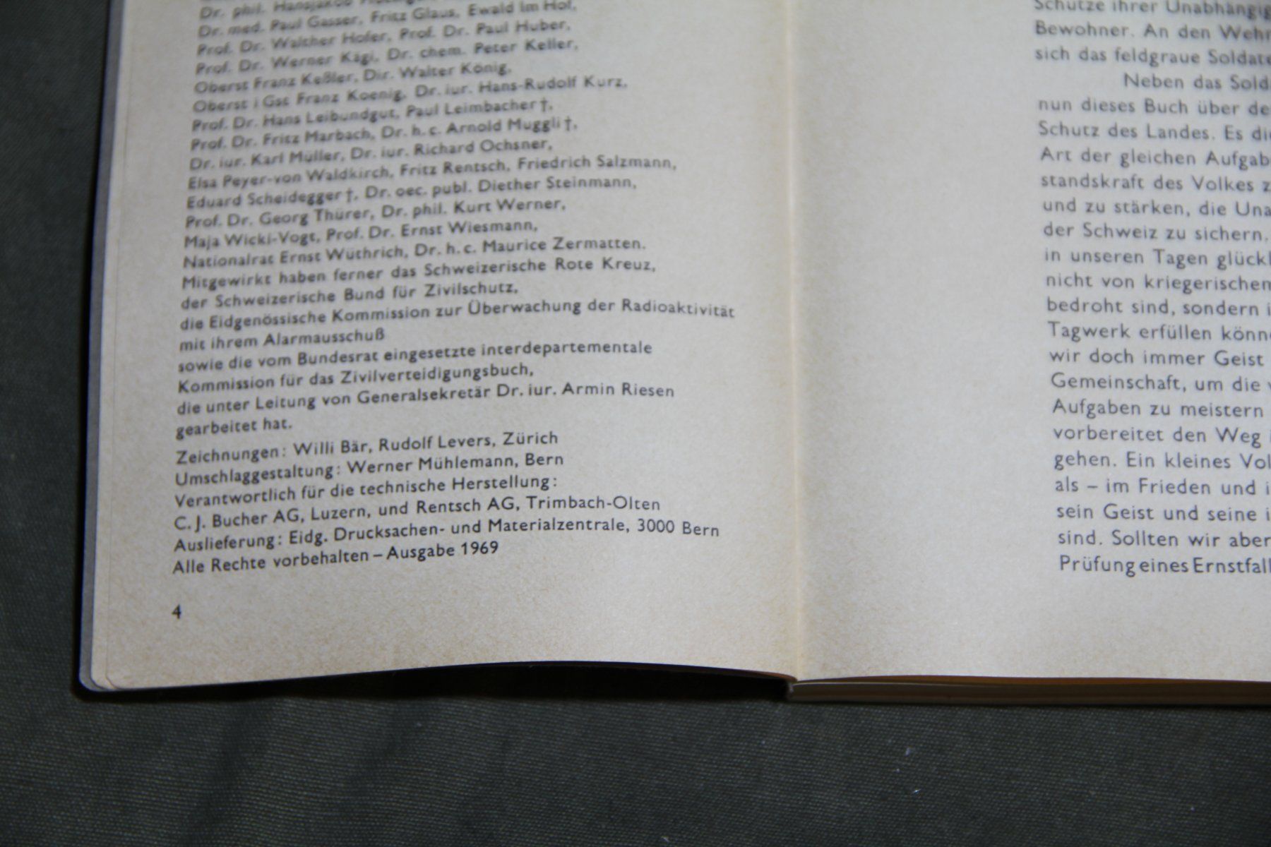 Livres: Zivilverteidigung Ausgabe 1969 – D'occasion à Belp par Tomsek 1