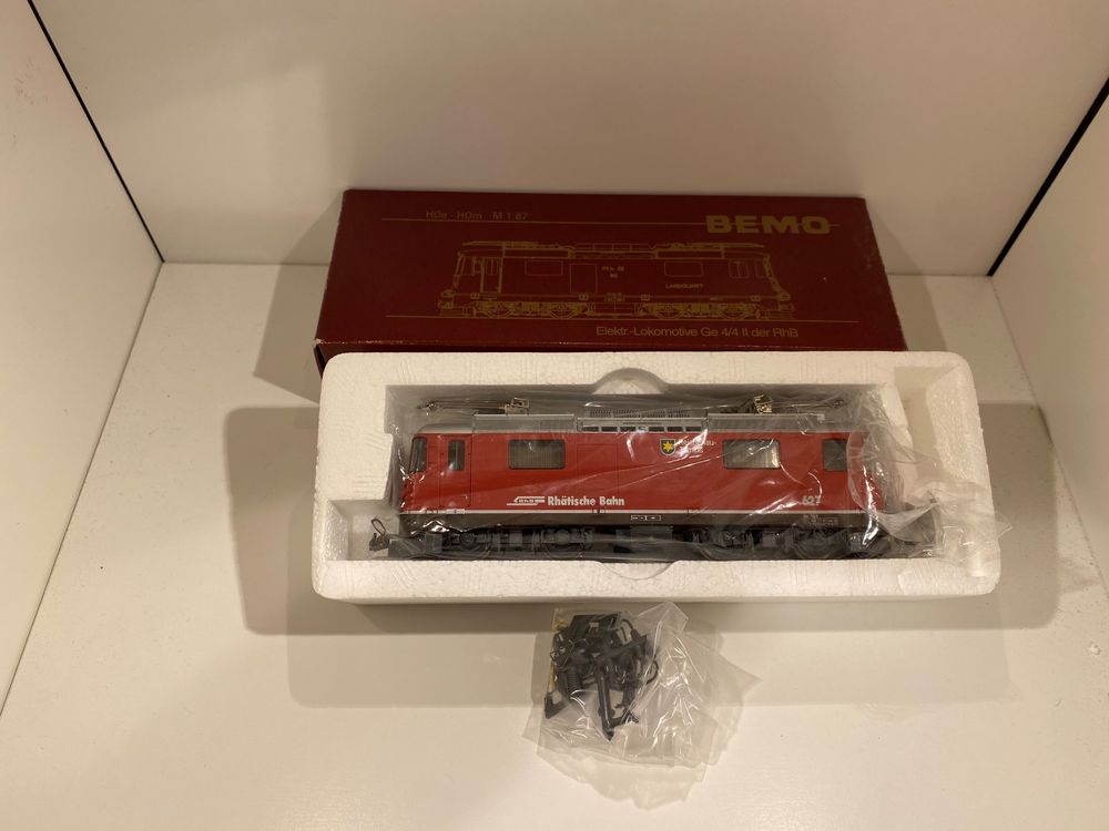 Bemo Modelleisenbahnen: BEMO 1258 147 RhB Ge 4/4 II 627 – Neu (gemäss Beschreibung) aus Wettingen von Mobacram 6