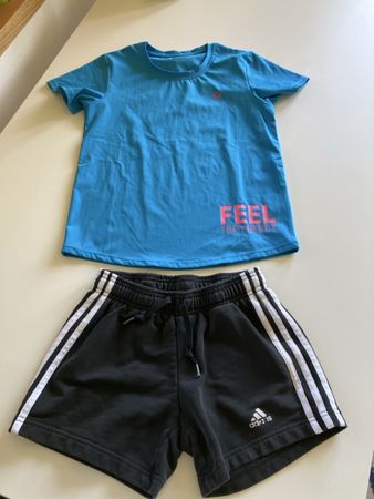 Sportoutfit Grösse 152 mit Addidas Hose