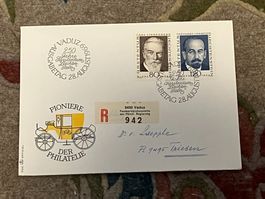 1 Erstagsbrief LI Einschreiben 1969