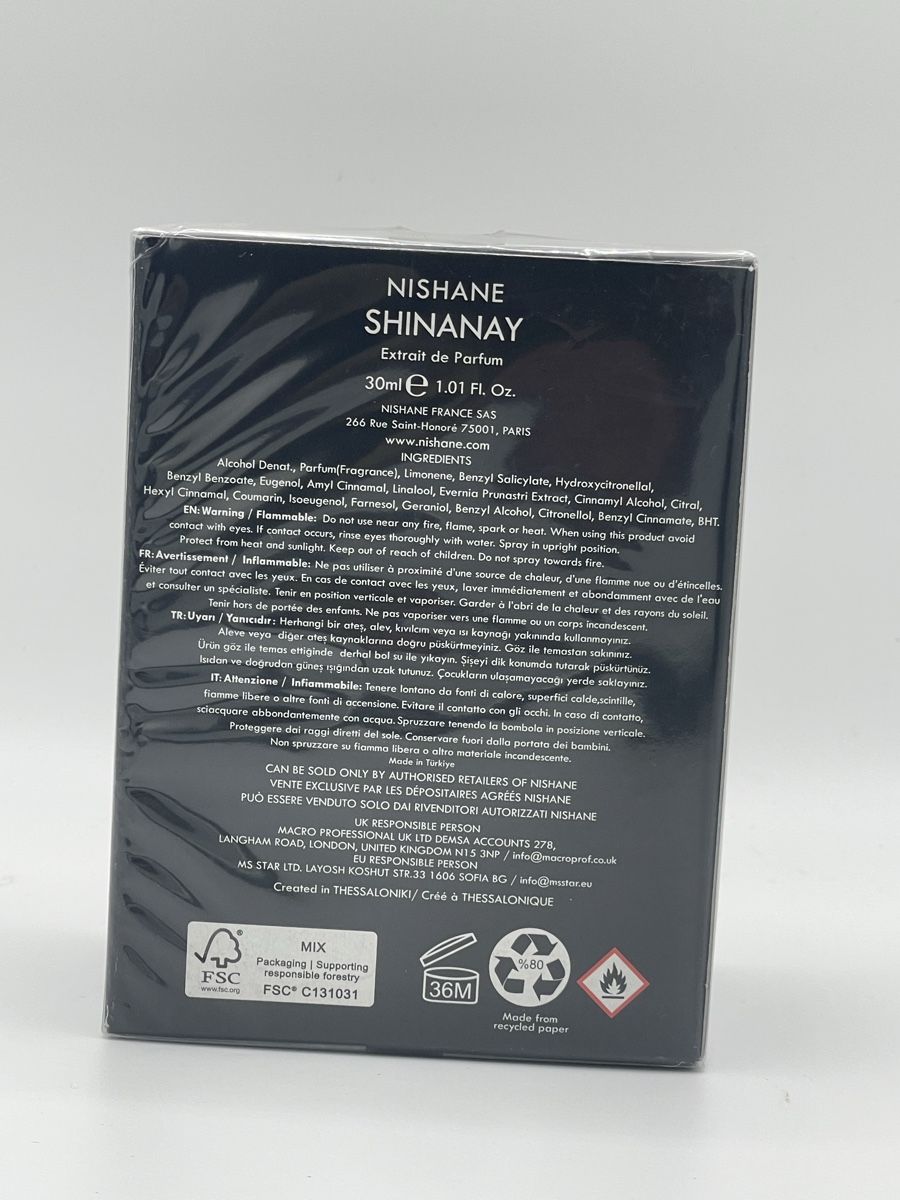 Nishane Profumi & Eau de Toilette: Nishane - Shinanay 30ml – Nuovo (secondo la descrizione) da Frenkendorf venduto da Sakima1 2