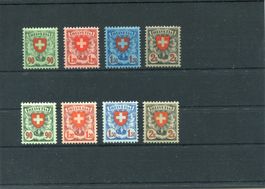 1924-33/4 Wappenm. Nr. 163-66 u. z ungeb
