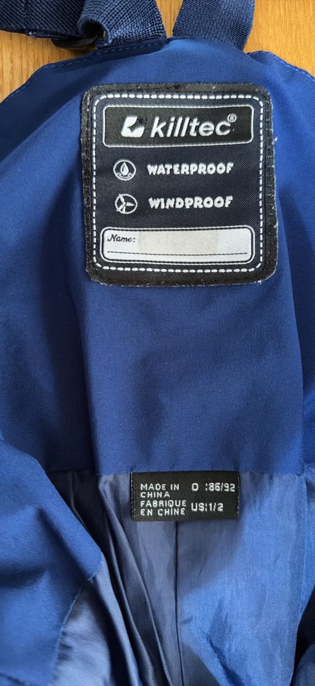 Killtec Hosen: Regenhose Killtec 86/92 – Gebraucht aus Allschwil von yvo-sch 1