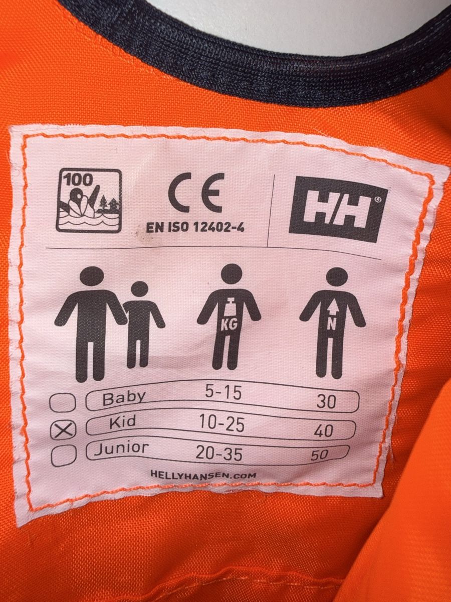 Helly Hansen Giubbotti di salvataggio: Kinder Rettungsweste Helly Hansen Junior 10-25 KG – Usato da Kriens venduto da lenny78 2