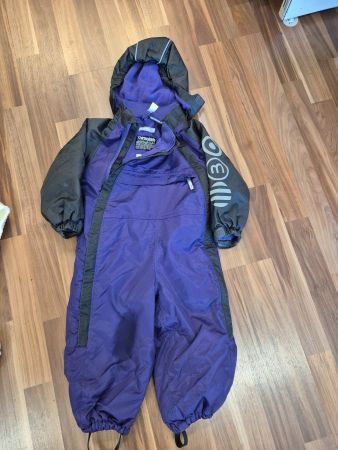 Skianzug Gr. 86 Lila/Schwarz- Warm B7
