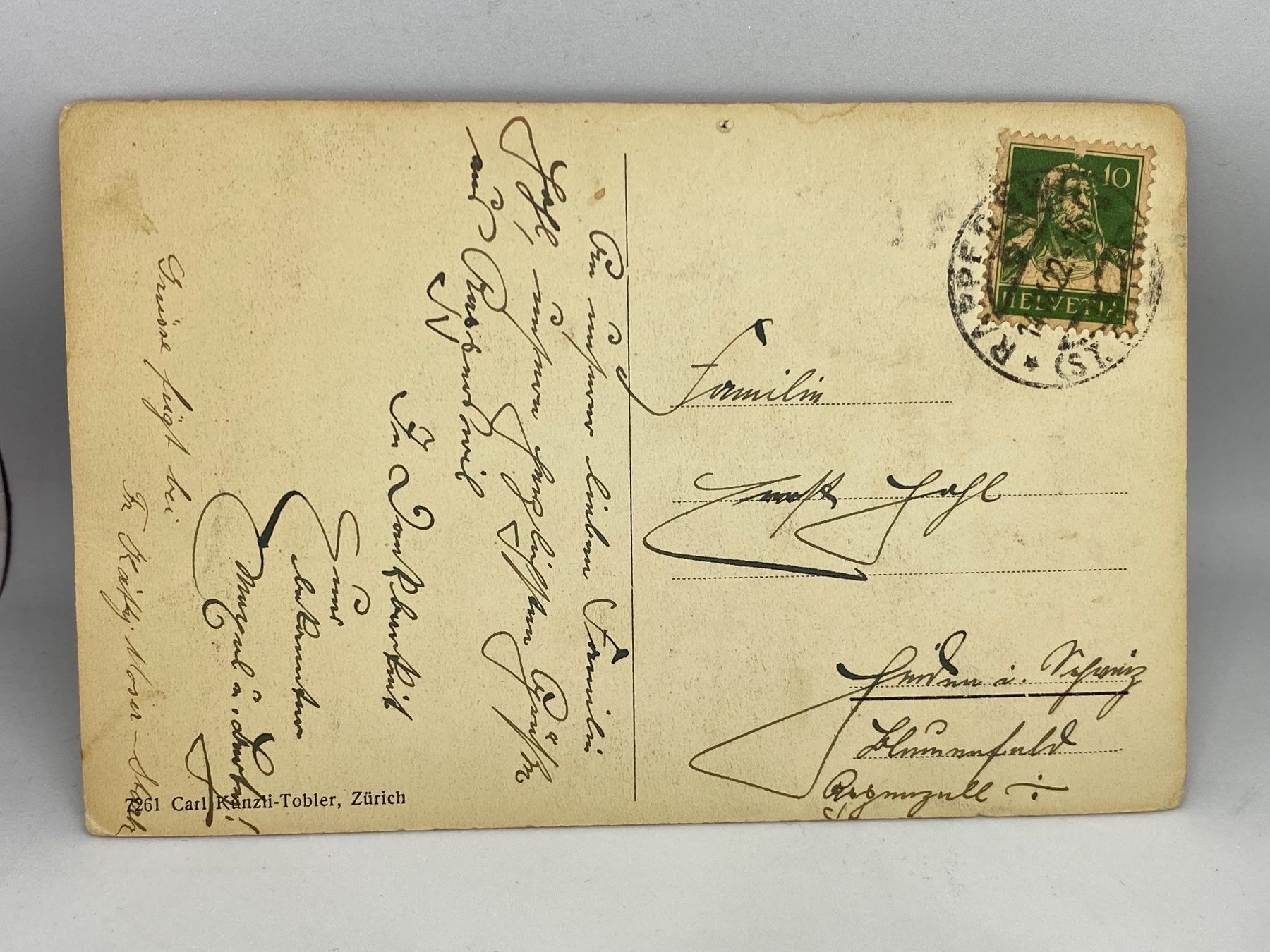 Cartoline postali: AK Rapperswil SG – Usato da Herisau venduto da Fissore 1