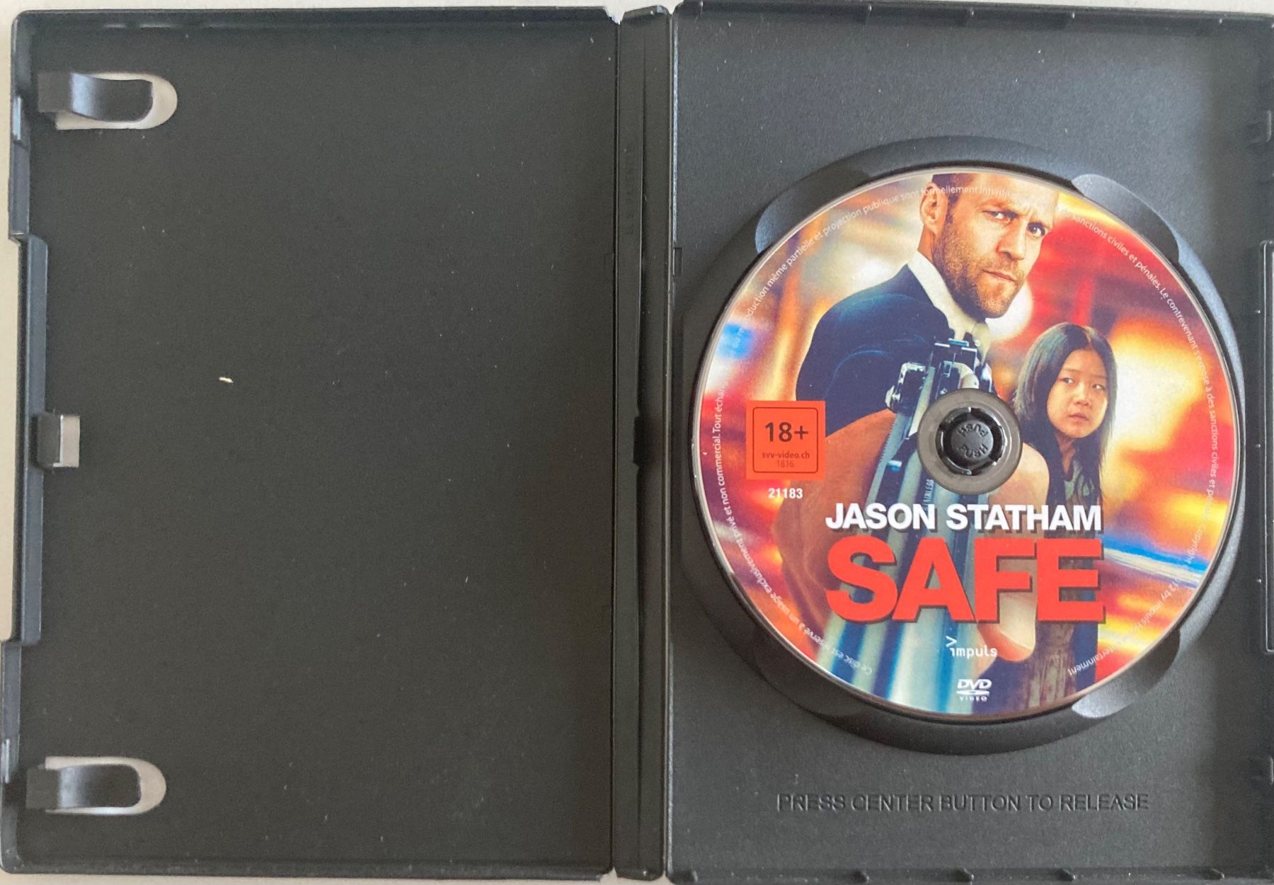 Tutti i DVDs: JASON STATHAM - SAFE – Usato da Poliez-Pittet venduto da Newtown-Records 2