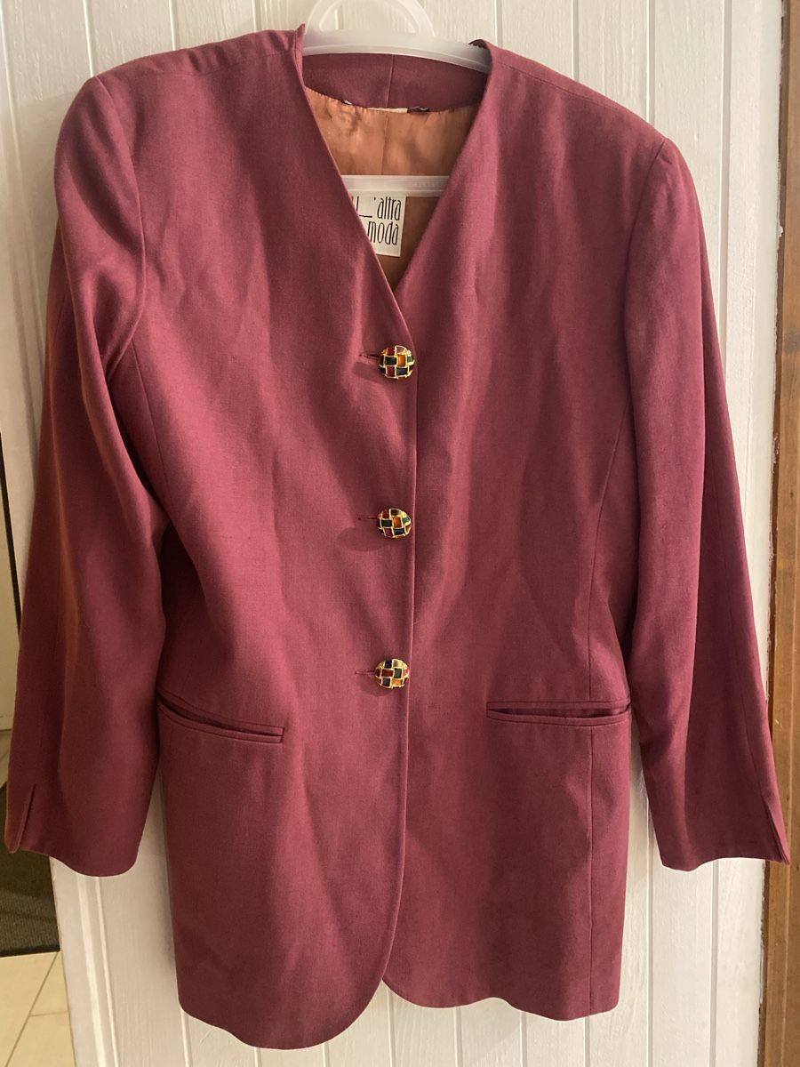 Completi & Tailleur: Ensemble tailleur bordeaux L'Altra Moda, Taille 38 – Usato da Genève venduto da pilarina 2
