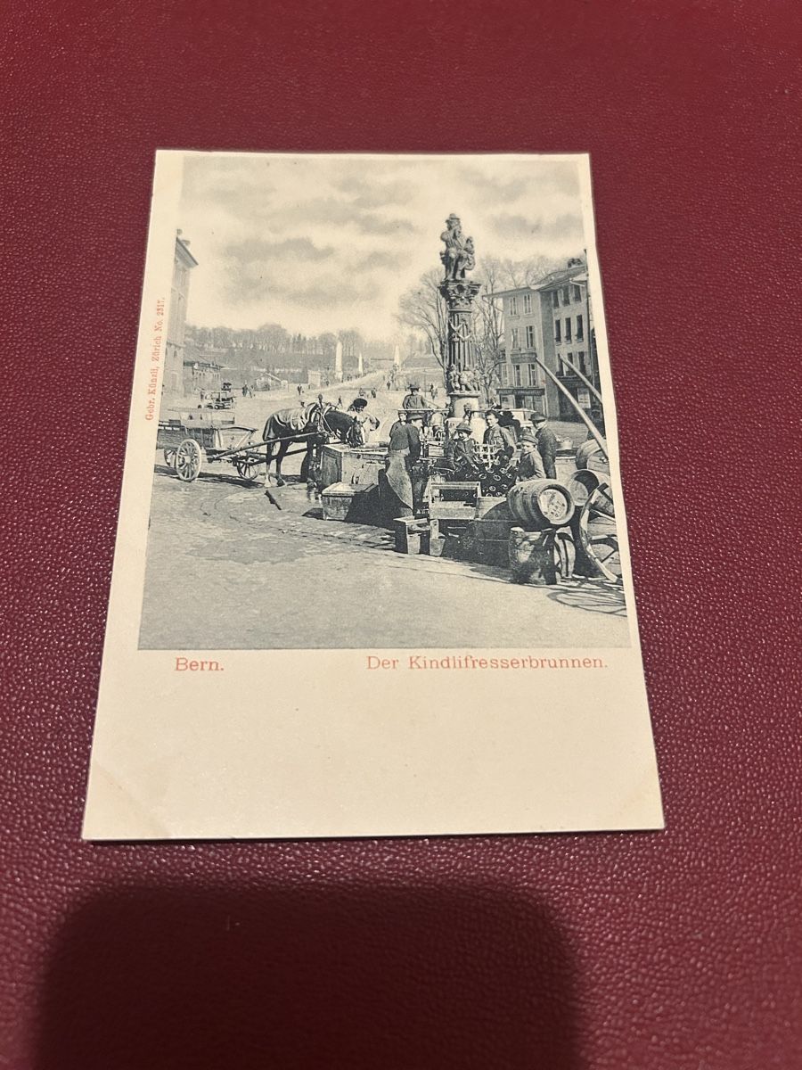 Cartes postales: Bern, Kindlifresserbrunnen – D'occasion à Breganzona par Milesbo