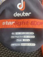 Deuter Starlight EXP sleeping bag red orange