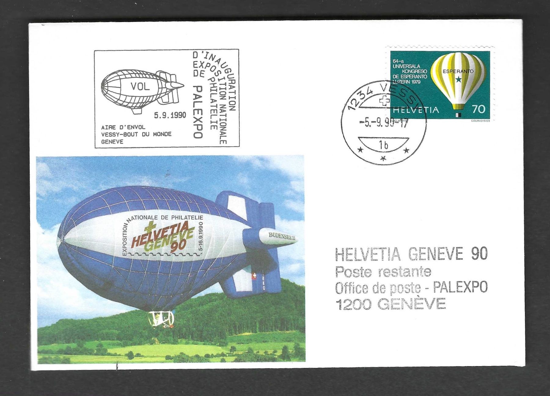 Tutti i francobolli: CH FDC Palexpo 1990 – Usato da Koblenz venduto da Markenhimmel
