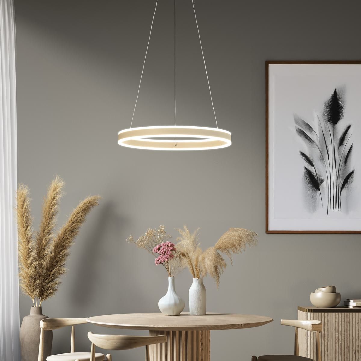 Kronleuchter & Deckenlampen: LED Pendelleuchte, Sand, CCT, 50 cm Ø – Neu (gemäss Beschreibung) aus Kreuzlingen von Smart-Light 1