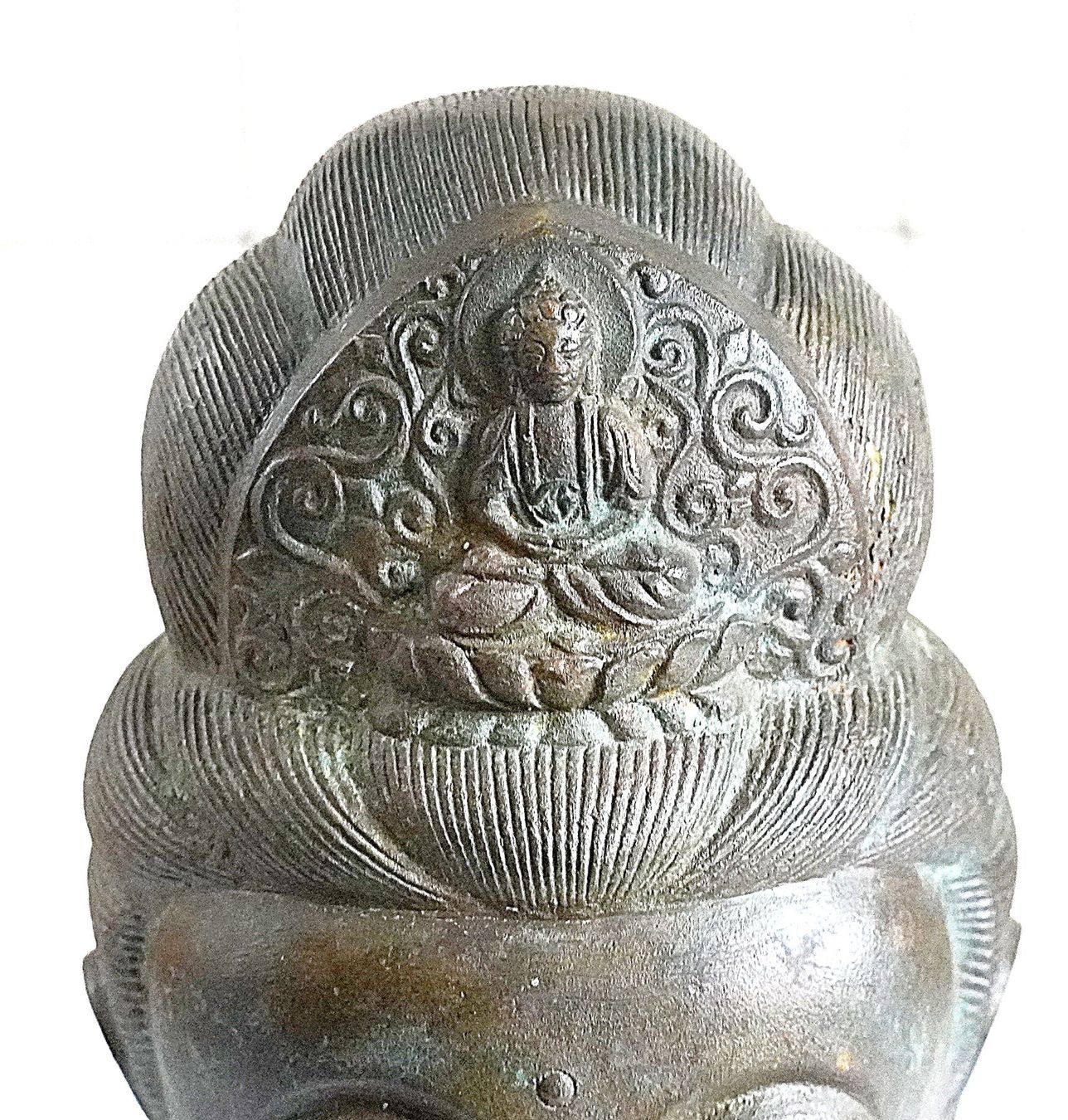Sculture & Statue: Buddha Kopf Bronce aus Vietnam – Usato da Baar venduto da 2cvbaar 1