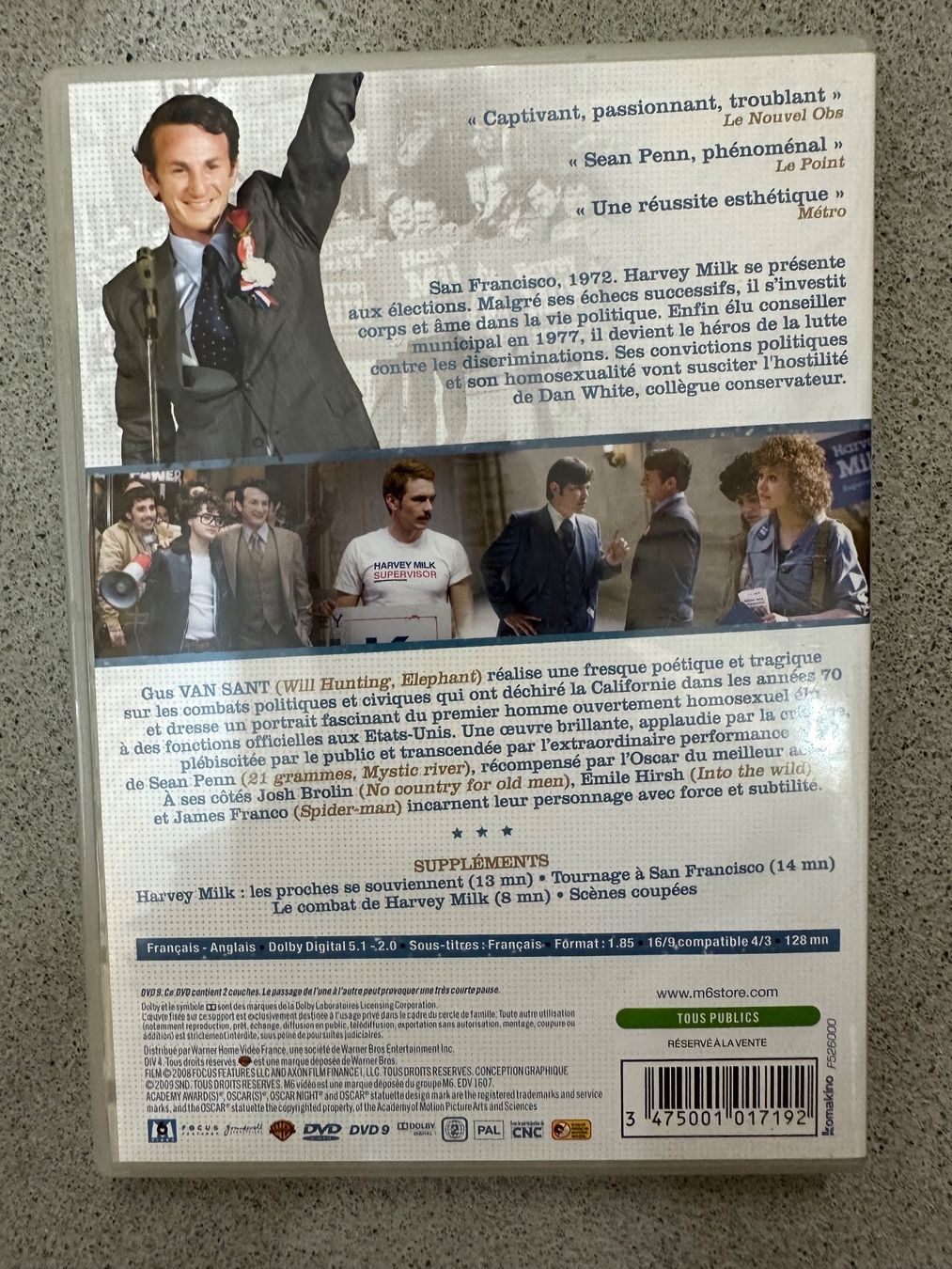 Tutti i DVDs: DVD - Harvey Milk – Usato da Zürich venduto da chemostat 1