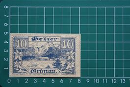 currency voucher austria grünau 10 heller 1920