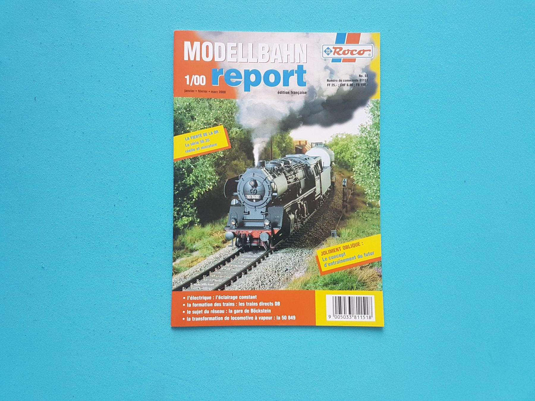 Roco Modelleisenbahnen: Revue ROCO Modellbahn Report, 2000, Edition en français – Neu (gemäss Beschreibung) aus Martigny von Abm1000 1