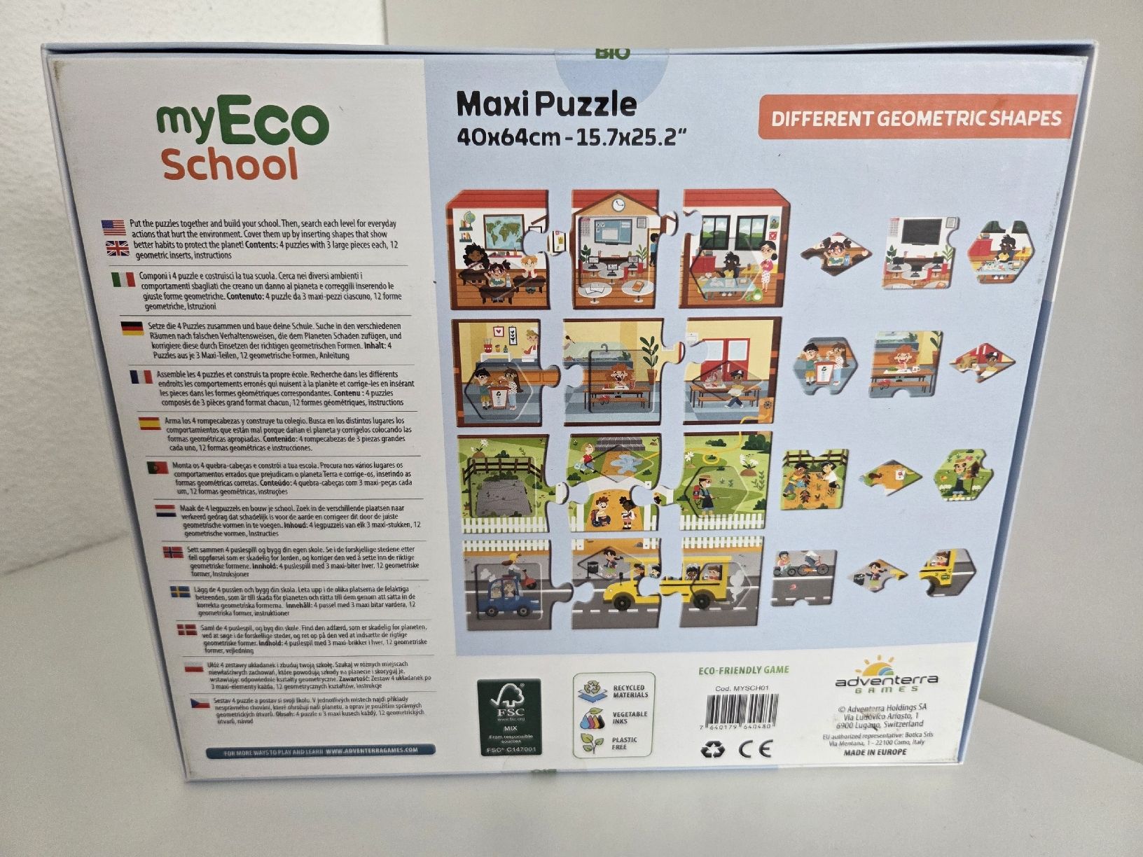 Spiele: MyEco School Montessori Puzzle – Gebraucht aus Oftringen von Black_Nymeria 1