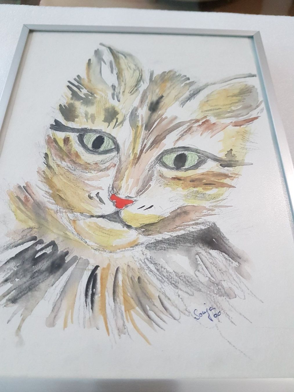 Tableaux: Signiertes Aquarell... – D'occasion à Glattbrugg par casabelavista 2