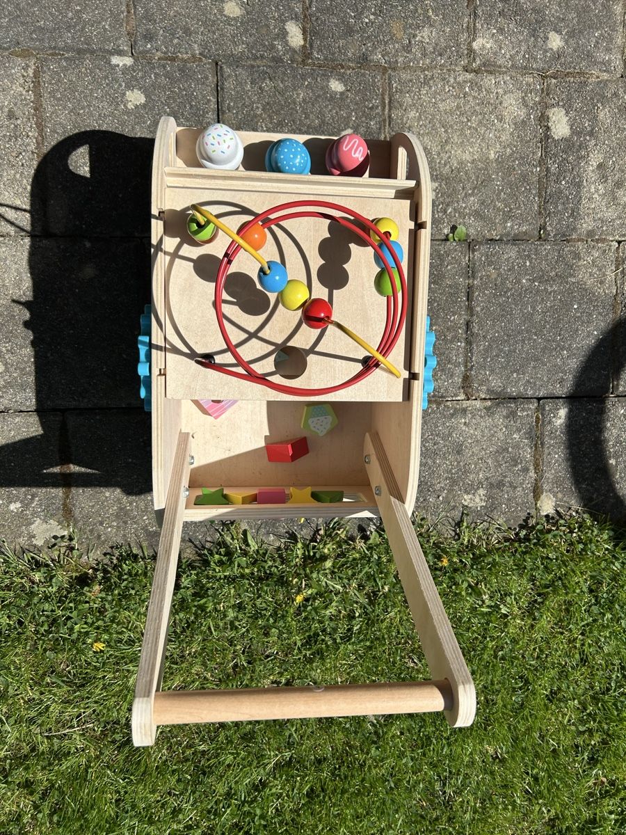 Veicoli per bambini: Lauflern Eiswagen aus Holz  – Usato da Langnau am Albis venduto da Elli2013 1