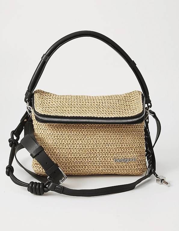 Desigual Borse da donna: Desigual Tasche, Bast Look, neu – Nuovo (secondo la descrizione) da Opfikon venduto da rockqueen666
