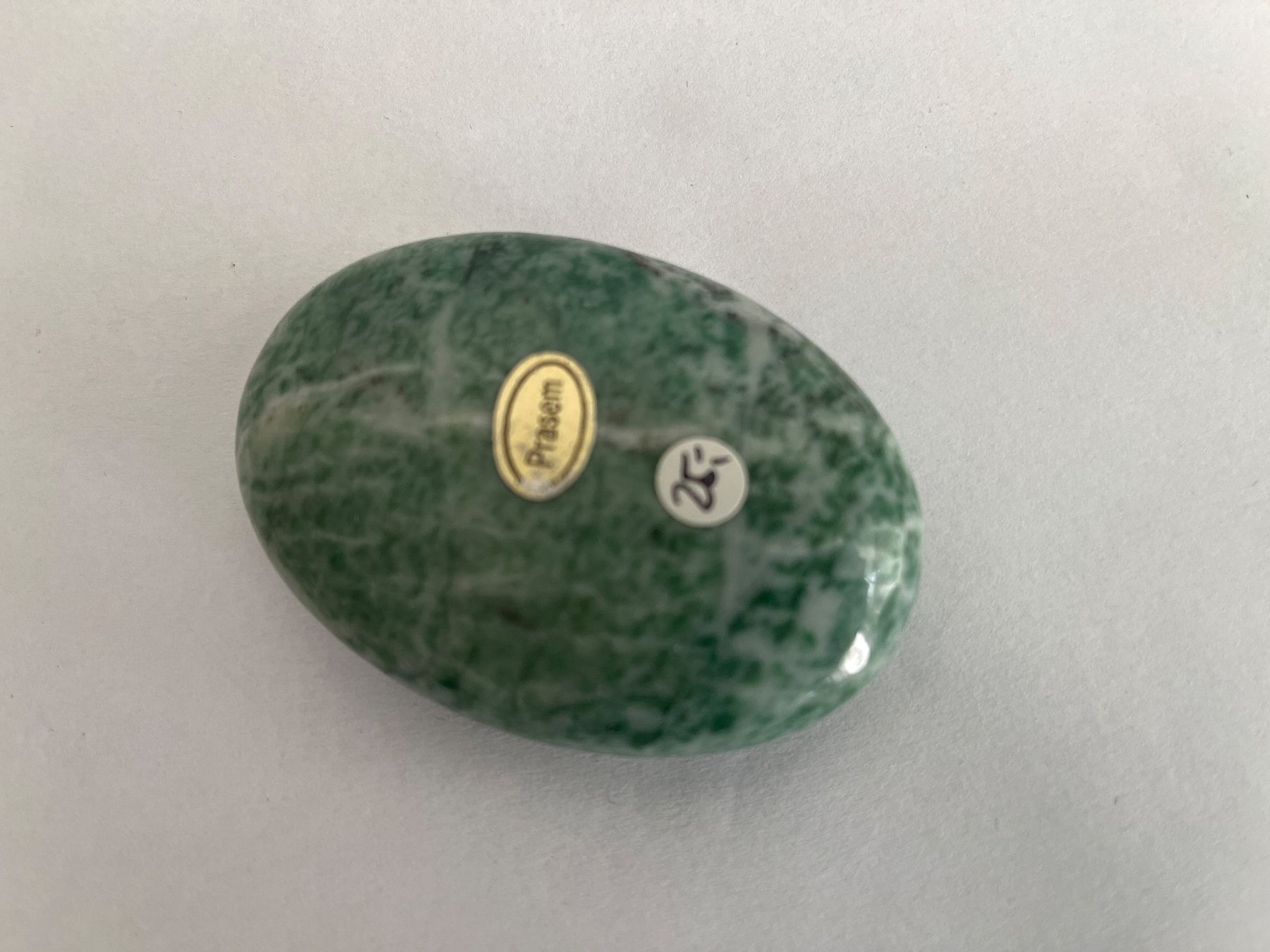 Minerali & Pietre curative: Massage Seifenstein Prasem – Nuovo e nell'imballaggio originale da Doppleschwand venduto da lapis106