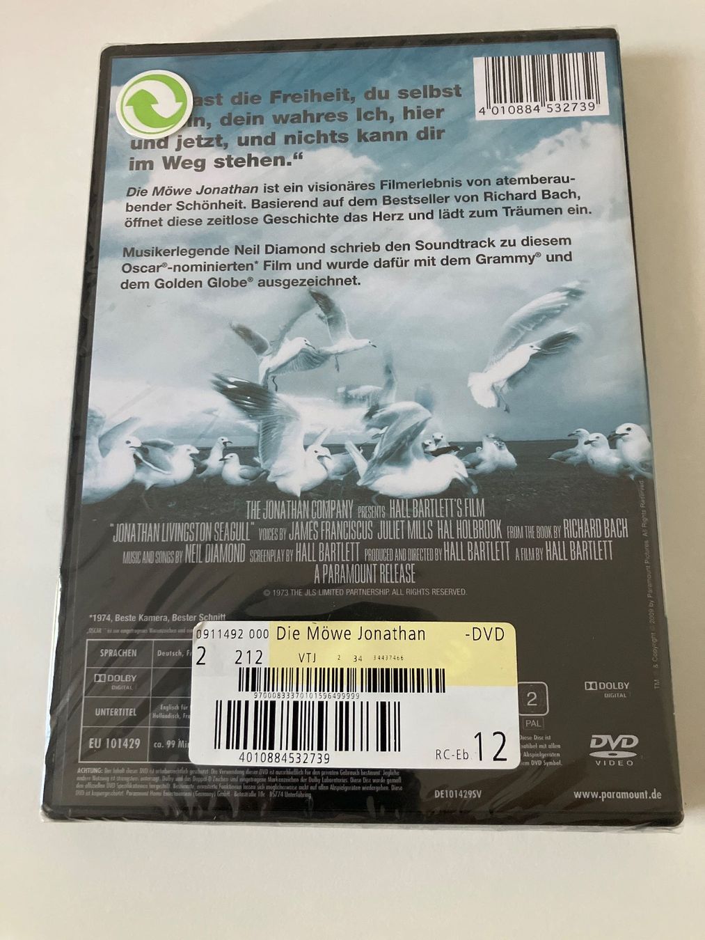 Tutti i DVDs: Die Möwe Jonathan (DVD) neu und originalverpackt – Usato da Arbon venduto da JoJoAs 1