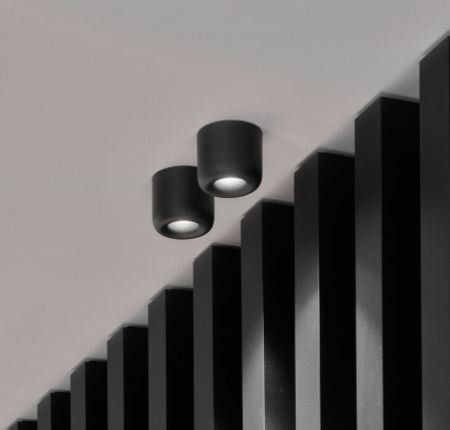 Lampadari & plafoniere: Serien Lighting Deckenleuchte, Aluminium schwarz – Usato da Rothenburg venduto da Lampenoutlet 1