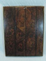Mutter Gottes Ikone mit Jesuskind, Handgemalt auf Holz