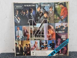 Decca LP "14 Great Artists" - The Rolling Stones u.a. UK