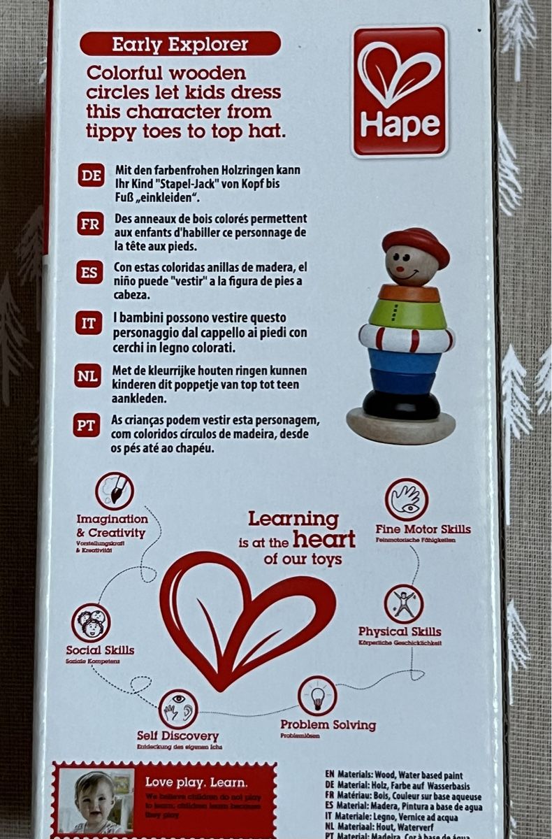 Hape Giochi: Jeu Stacking Jack – Nuovo e nell'imballaggio originale da La Tour-de-Peilz venduto da Pansy02 4
