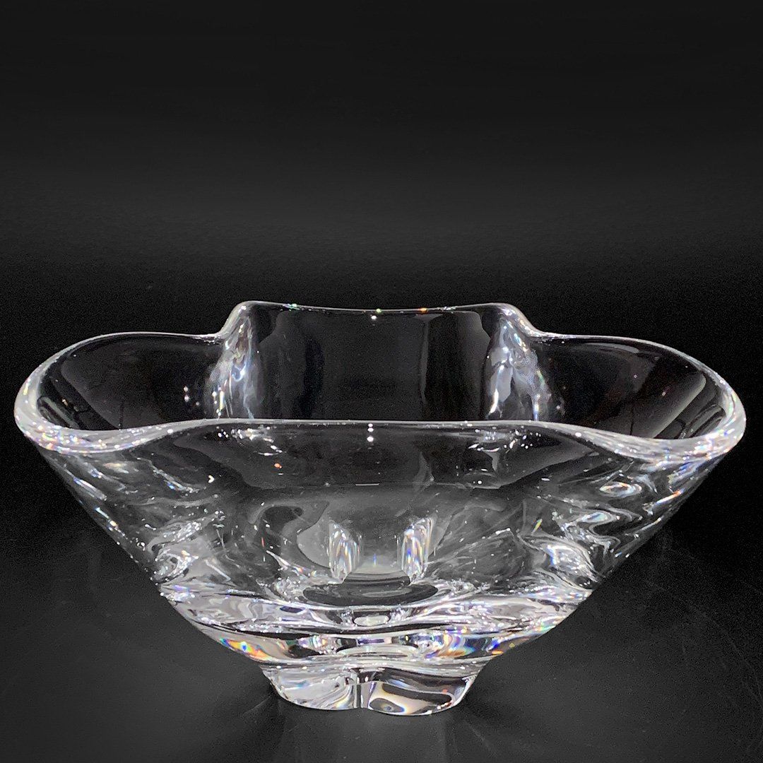 Bicchieri: Steuben Trefoil Glas Schale - Designklassiker – Usato da Luzern venduto da downtonabbey 2