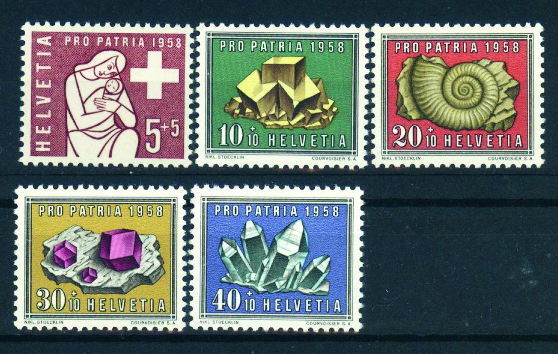 Tutti i francobolli: 1958, Pro Patria ** (2) – Usato da Willisau venduto da Vollstempel