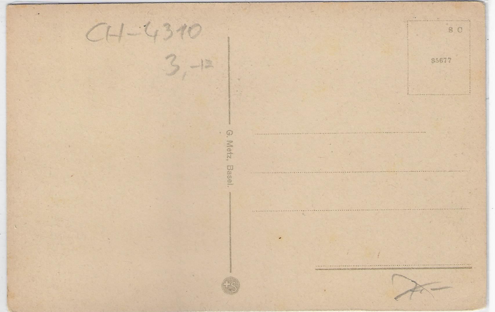 Cartoline postali: Rheinfelden - Soolbad Krone - Litho – Usato da Ettingen venduto da Kartenplanet 1