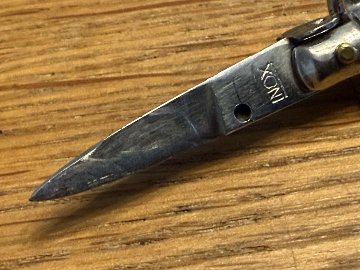 Taschenmesser: Taschenmesser Automatik LEGALES Sackmesser – Gebraucht aus Goldach von Donpancho 3