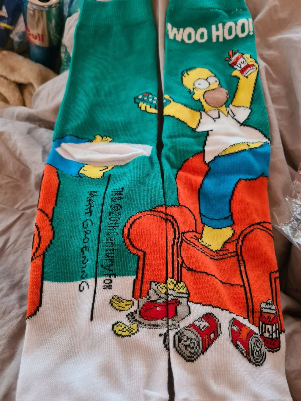 Calze: 1 Paar Socken: Simpsons / Homer / Duff – Nuovo (secondo la descrizione) da Baden venduto da rocket85