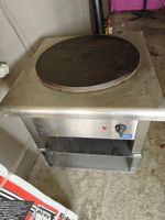 sehr grosse 50 cm Kochplatte auf Rädern 380 Volt.