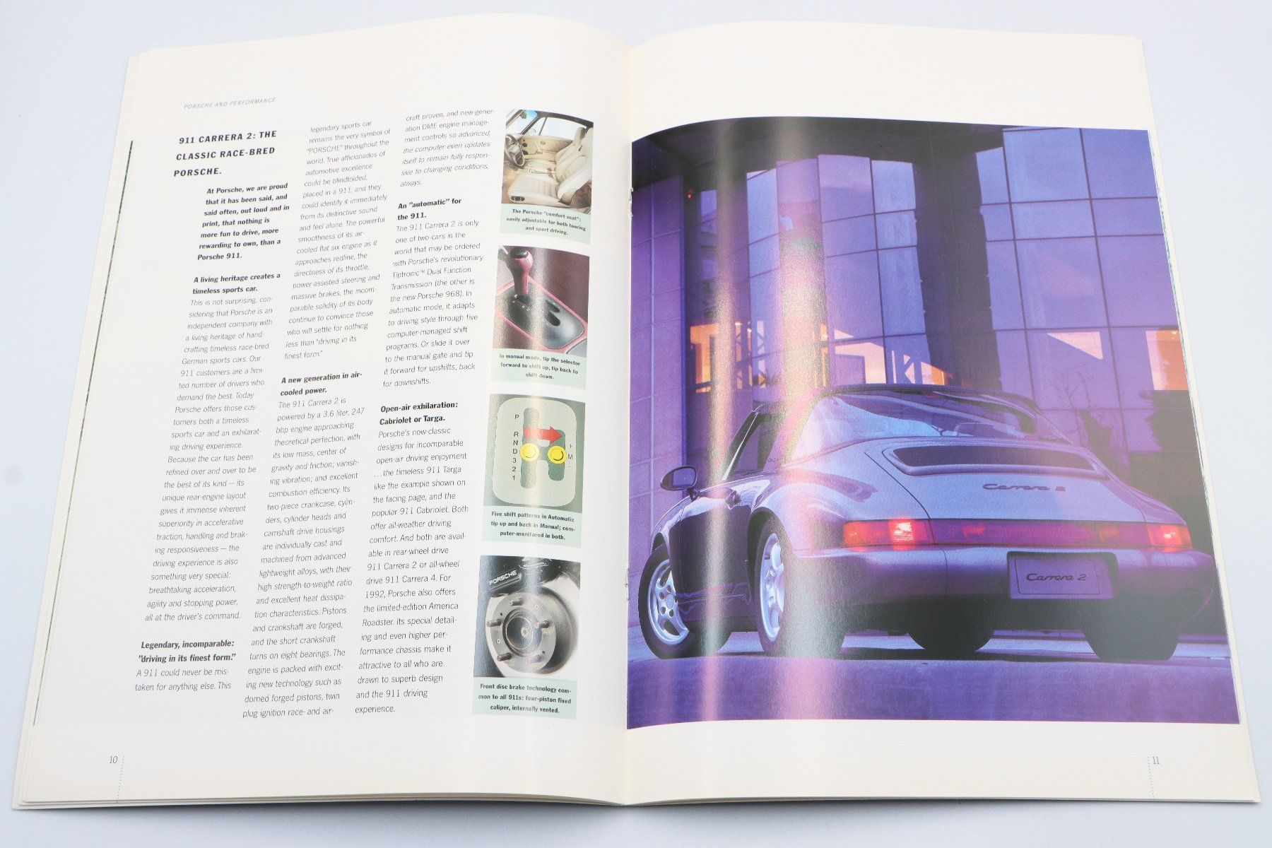 Porsche Dokumente: Porsche Modellprogramm 1992 Prospekt + Datenblatt – Gebraucht aus Bühl b.Aarberg von Collectorpassions 6