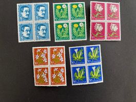 Pro Juventute 1960 Viererblock Satz ** Luxus (4123)