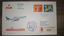 KLM Zürich - Monrovia 31.05.1963