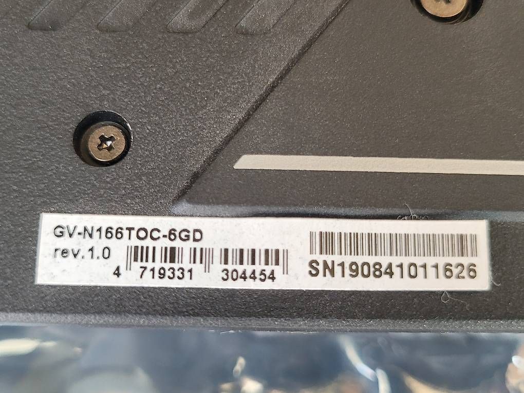 Gigabyte Cartes graphiques: Gigabyte GeForce GTX 1660 Ti OC 6G – D'occasion à Poliez-le-Grand par Rapido63 3