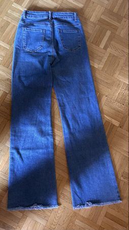 Blue Wide-Leg Jeans - Size S