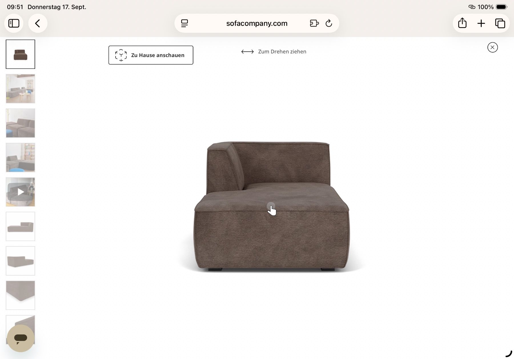 Sofacompany Divani: Récamiere Sofa Company – Usato da Derendingen venduto da ArtDeco61 2
