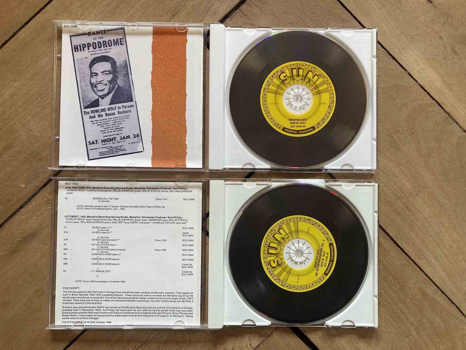 CD: Howlin' Wolf - Devinitive Sun Recordings - 2CDs Bear Family – Usato da Luzern venduto da Needful_Things 1