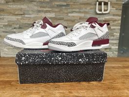 Jordans Spizike Low White Red Grey  (Grösse 46)