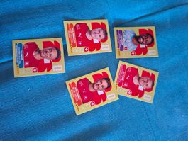Verkaufe Fussball Panini, alle 5 Karten 1.-