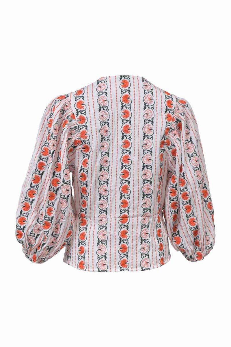 Sandro Chemisiers: Sandro Embroidery Viscose Blend Blouse – D'occasion à St.Josefen par lop_lh8d 4