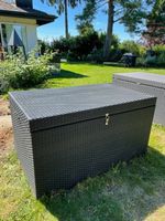 Kissen-/Gartenbox im Rattan-Look XXL, wetterfest