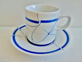 Espressotasse Möbel Pfister 2012 Blau Weiss